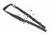 Strike Gear: S3 Sling LITE (Silent Strategic System) - Black