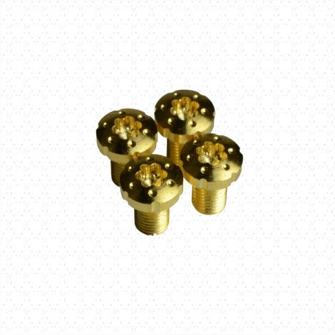 1911 Torx Grip Screws with TRUE 24K GOLD COATING