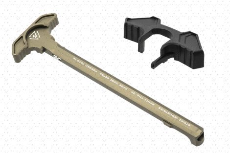 Strike Latchless Charging Handle for .223/5.56 - FDE & Polymer ISO Latch Combo