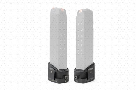 Aluminum Extended Magazine Plate for GLOCK™ G17 (9mm) / G22 (.40 cal) & EMP Pocket Clip Combo